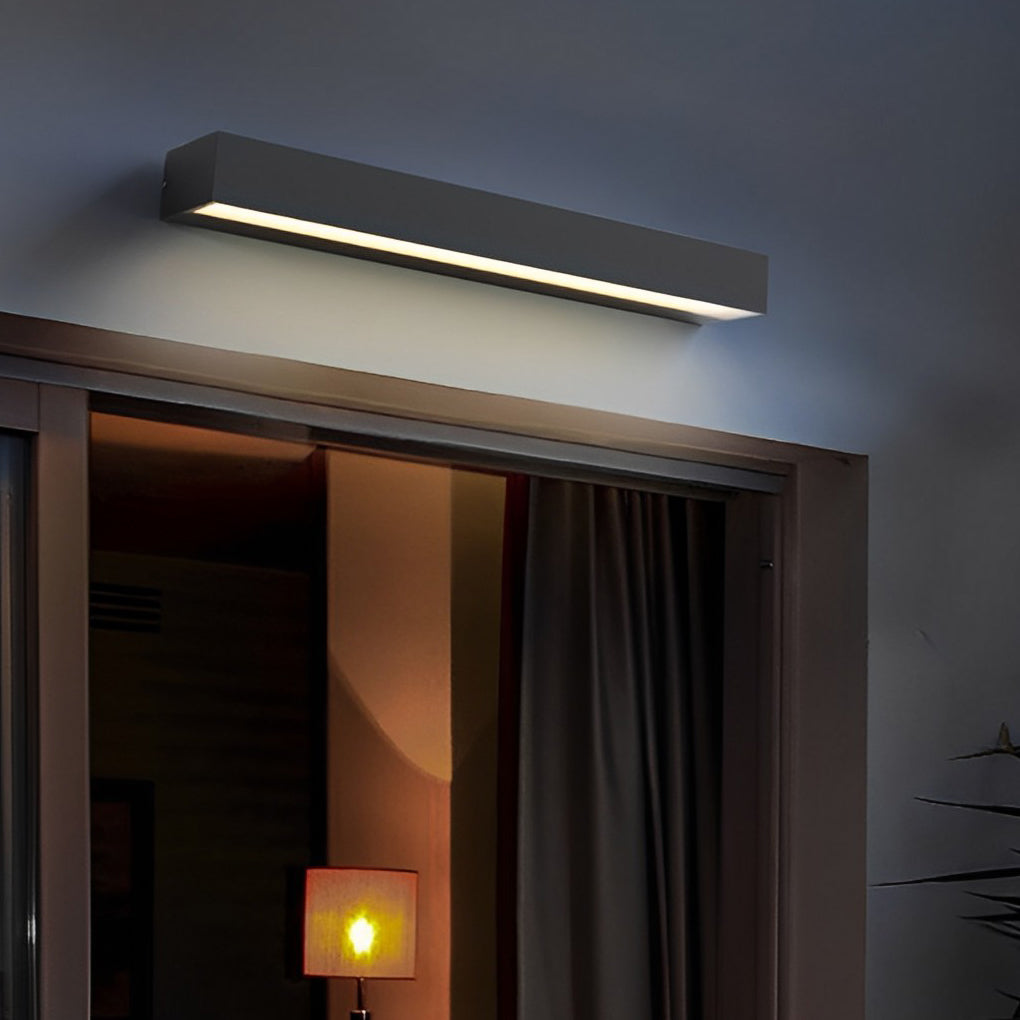 Sleek Black Outdoor Wall Light | Waterproof & Energy-Efficient 1