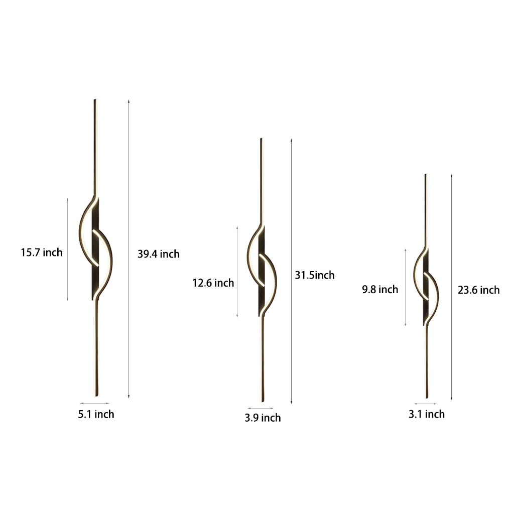 Sleek Dimmable LED Wall Light | Modern Black Aluminium Fixture 6