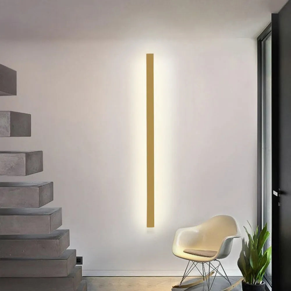 Sleek Minimalist Wall Light | LED Metal & Acrylic Sconces 0