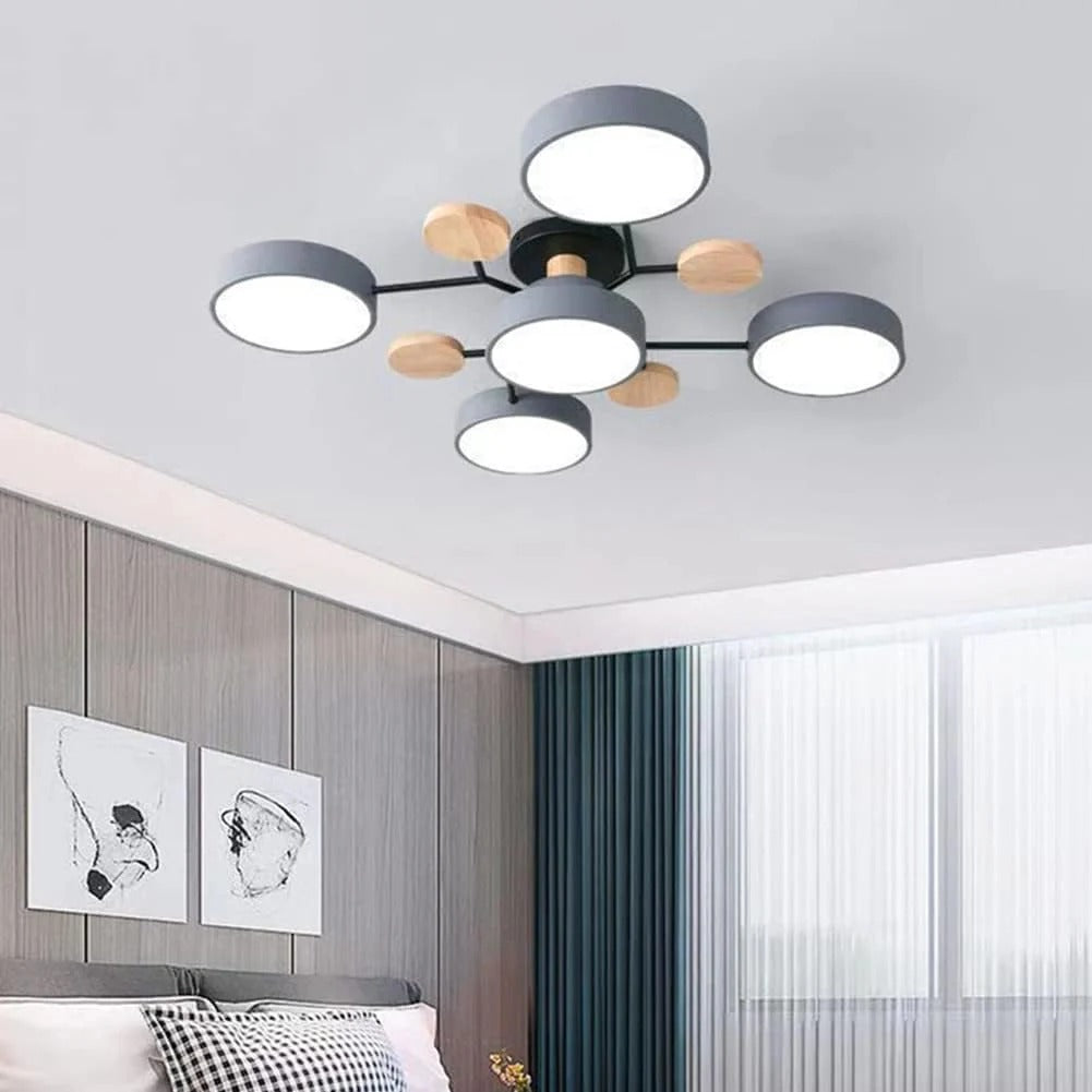 Sleek Modern Ceiling Light | LED Flush Mount Chandelier 20