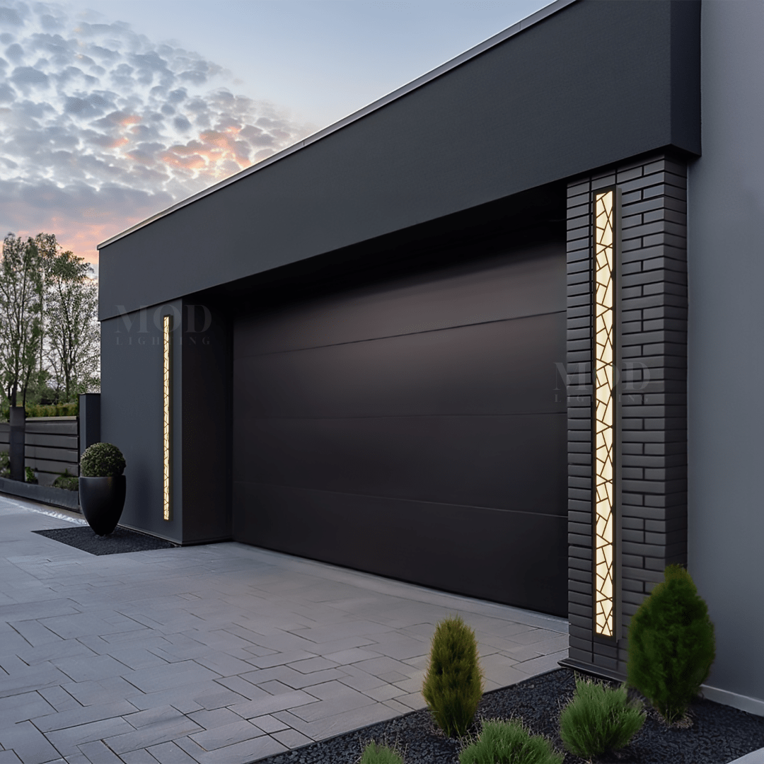 Sleek Modern LED Outdoor Wall Light | Weather-Resistant & Energy-Saving 8