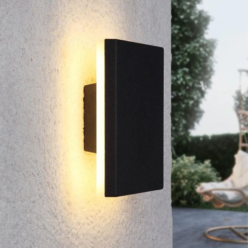 Sleek Modern Outdoor Wall Light | Waterproof Up and Down Lighting 7