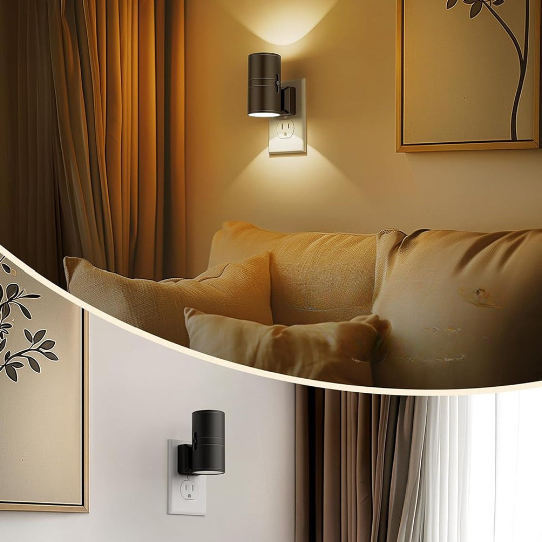 Sleek Motion Sensor Wall Light | Plug-In Convenience 2