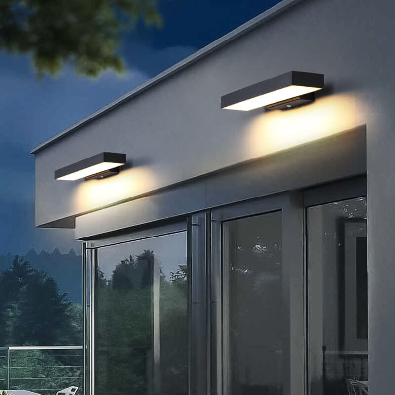 Sleek Outdoor Wall Light | Energy-Saving LED 0