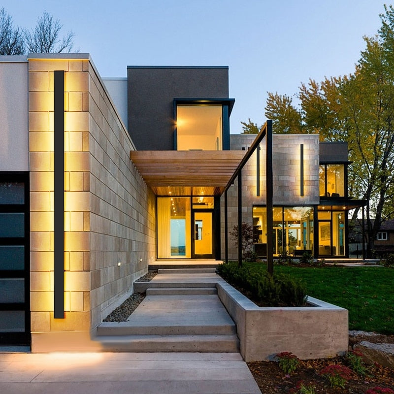 Sleek Outdoor Wall Light | Weatherproof & Modern Design 0