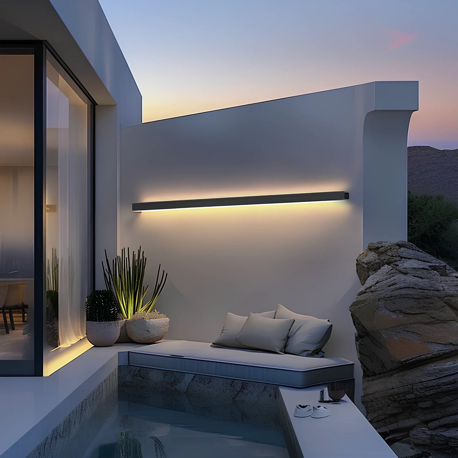 Sleek Outdoor Wall Light | Weatherproof & Modern Design 3