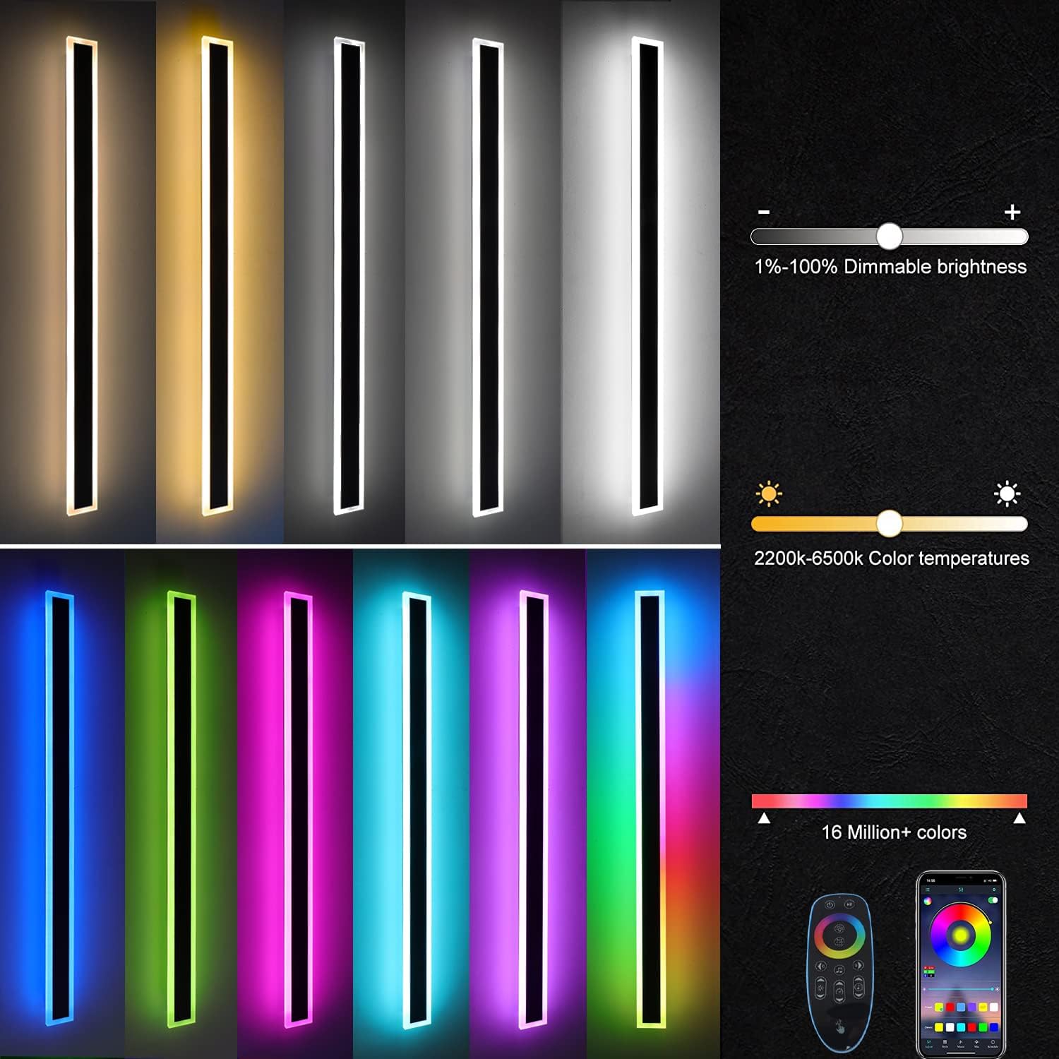 Smart Outdoor Wall Light | Dimmable RGB LED 3