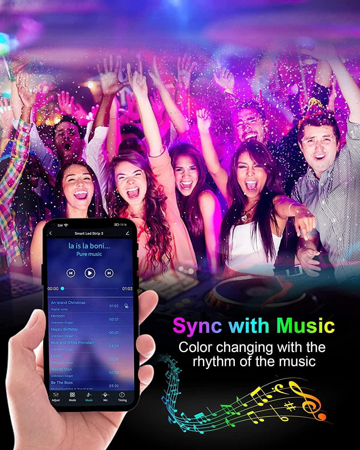 Smart Outdoor Wall Light | Dimmable RGB LED 5