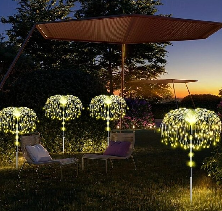 Solar Garden Lights | LED Firework Effect & Waterproof 2