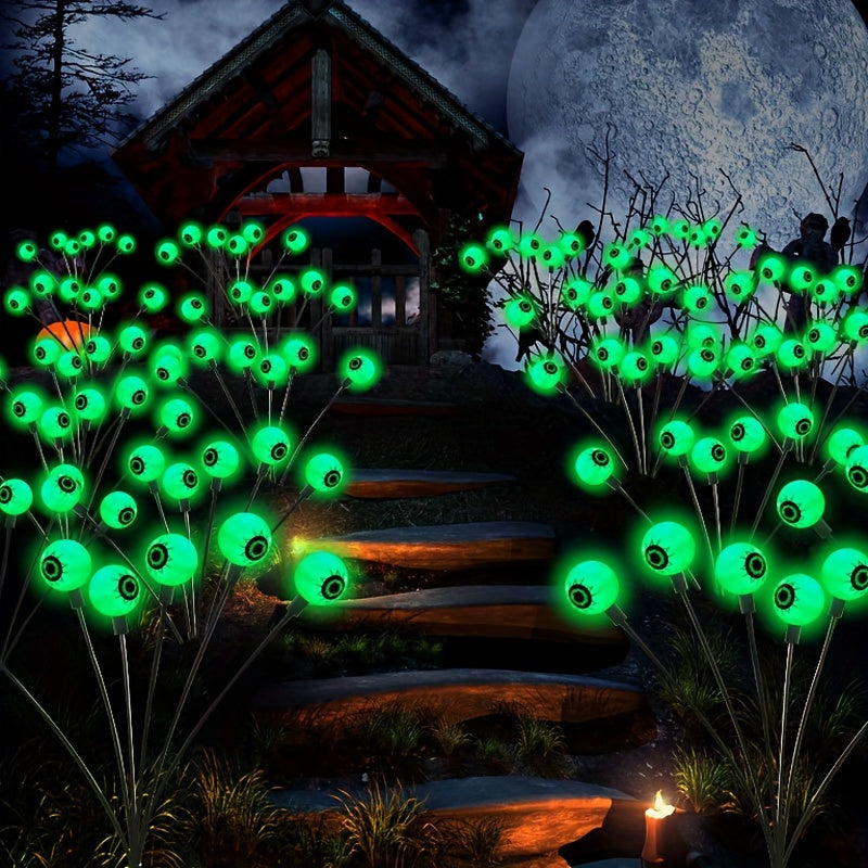 Spooky Glow-in-the-Dark Garden Lights | Solar LED Eyeball Orbs 1