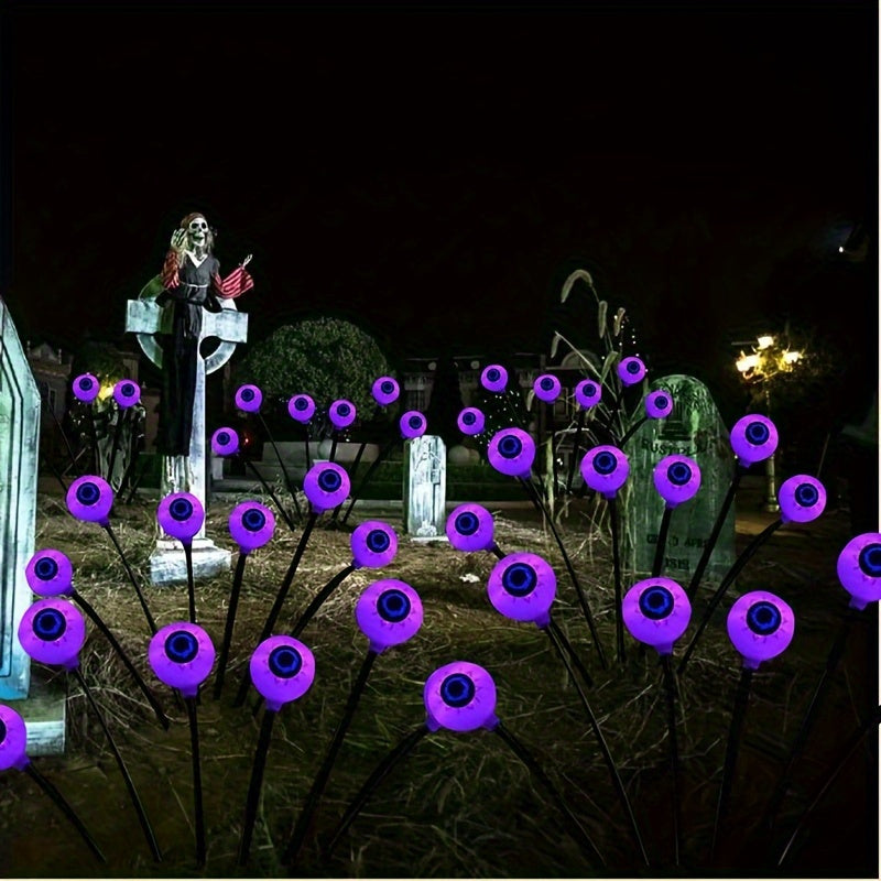 Spooky Glow-in-the-Dark Garden Lights | Solar LED Eyeball Orbs 5
