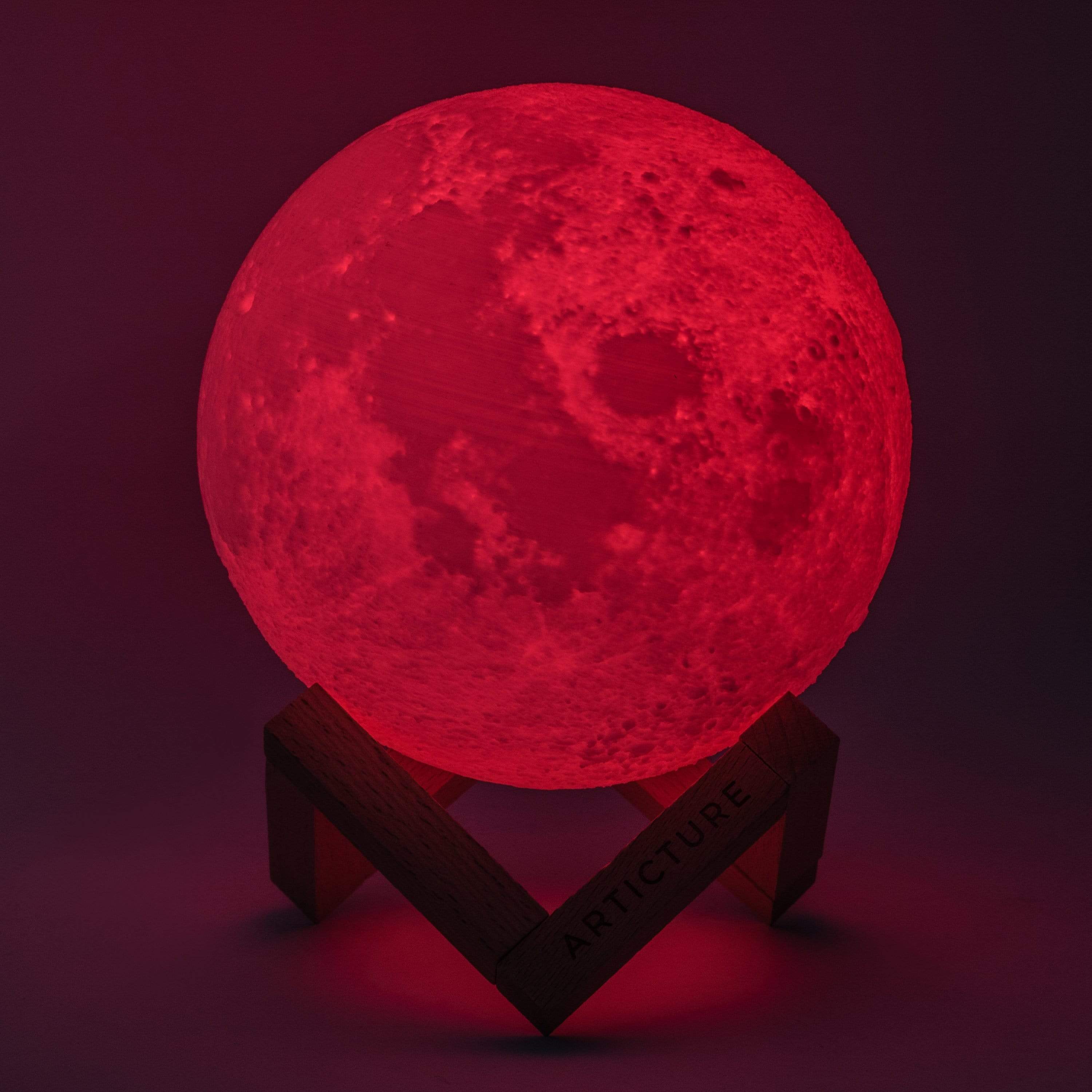 Stylish 3D Moon Lamp | Rechargeable & Color Changing 7