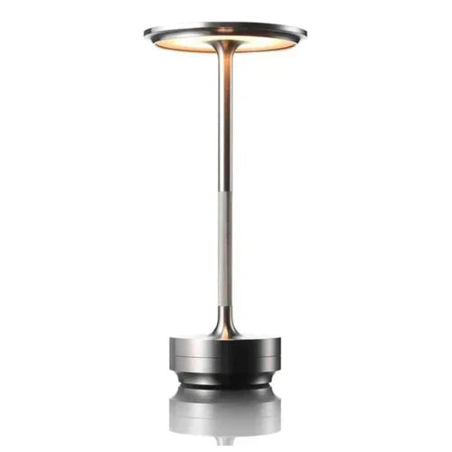 Stylish Brass Table Lamp | Rechargeable & Dimmable LED 9