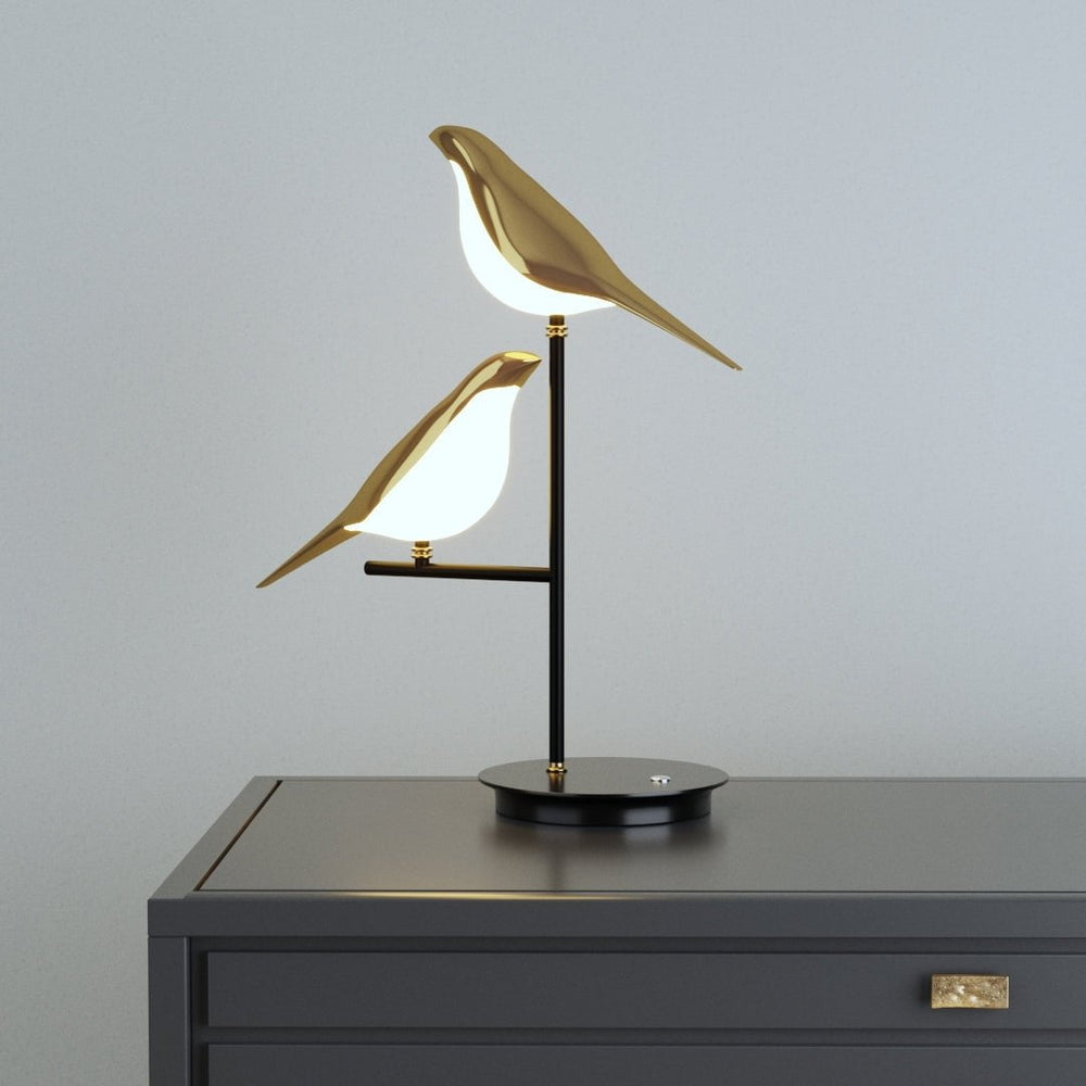 Stylish LED Table Lamp | Modern Bird Design & Adjustable Lighting 0