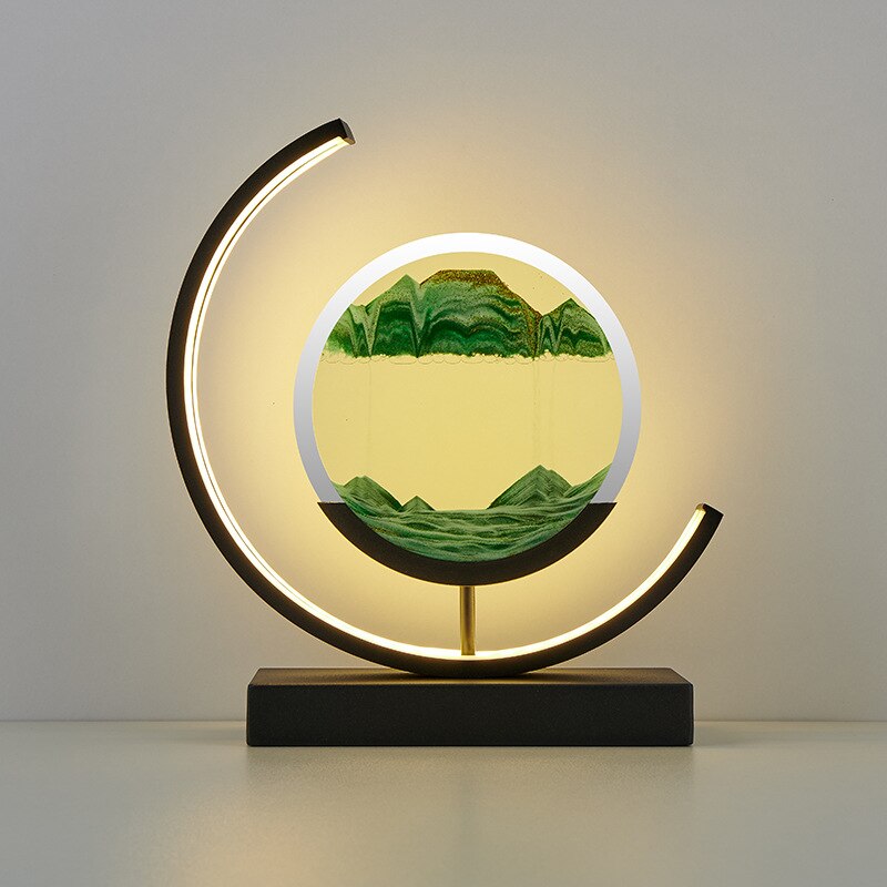 Stylish LED Table Lamp | Sand Art Design & Ambient Lighting 0