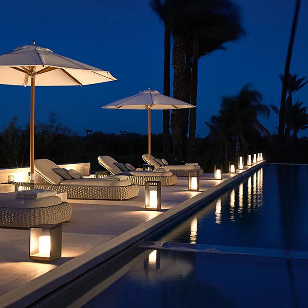 Stylish Outdoor Floor Lamp | Solar Powered & Weather Resistant 8