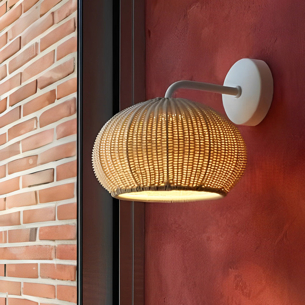 Stylish Rattan Outdoor Light | Weather-Resistant & Versatile 2