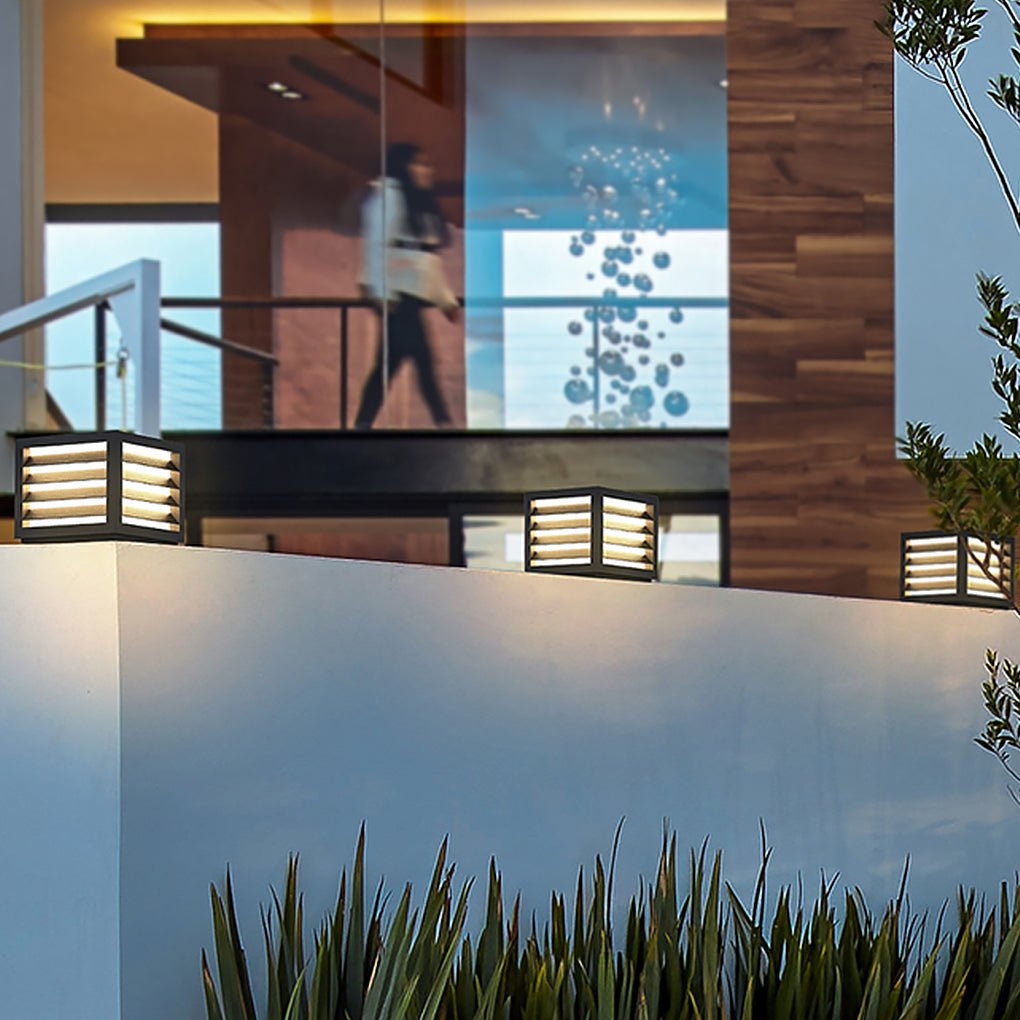 Stylish Solar LED Post Light | Weather-Resistant & Dual Power Options 5