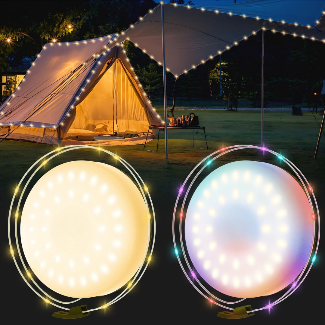 USB Rechargeable Outdoor String Lights | Color Changing & Portable 0