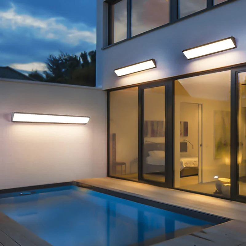 Waterproof Modern Outdoor Wall Light | LED Exterior Fixture 2