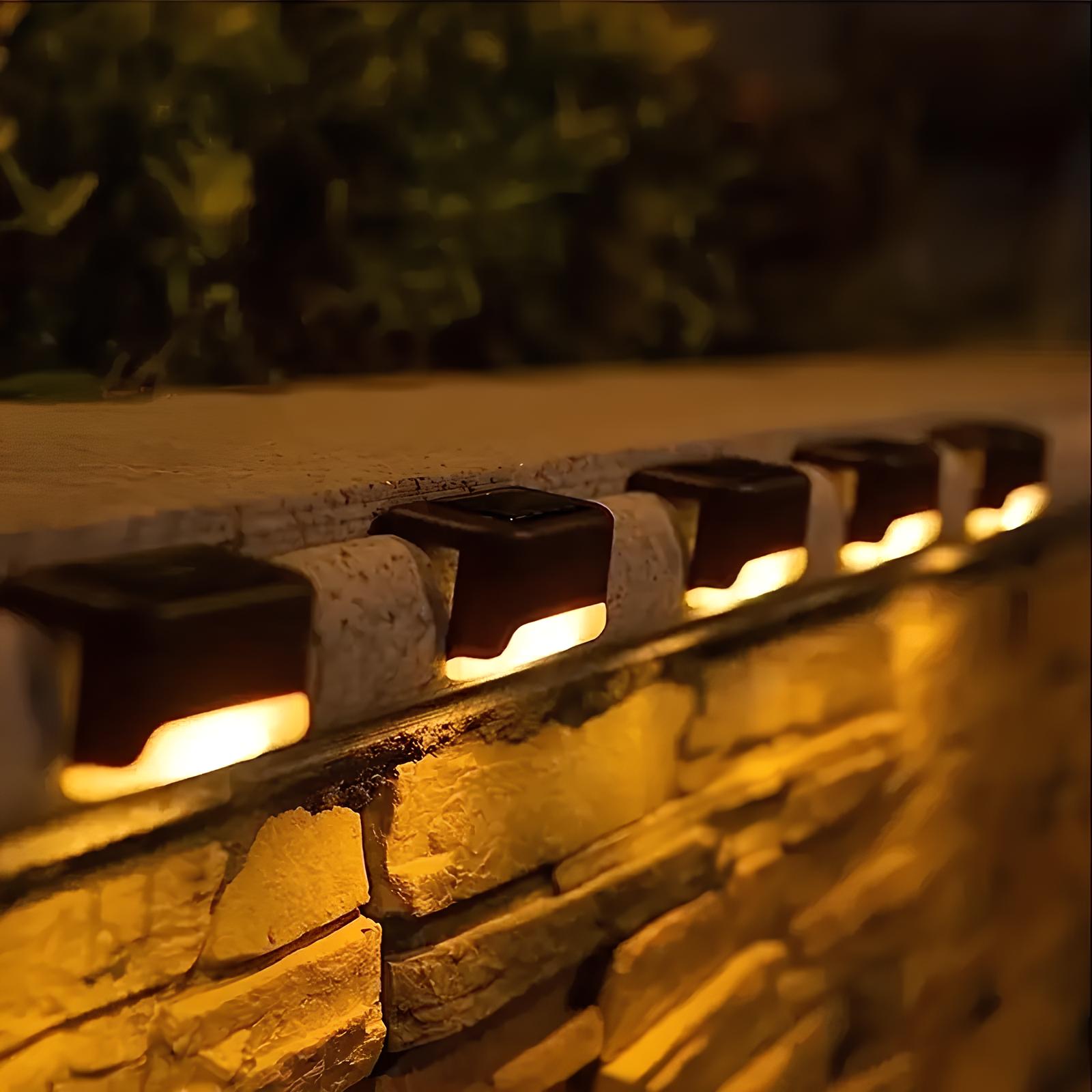 Weather-Resistant Solar Step Lights | Automatic LED Lighting 6