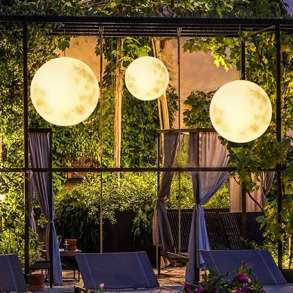 Weatherproof LED Moon Garden Light | Energy-Efficient & Magical Glow 3