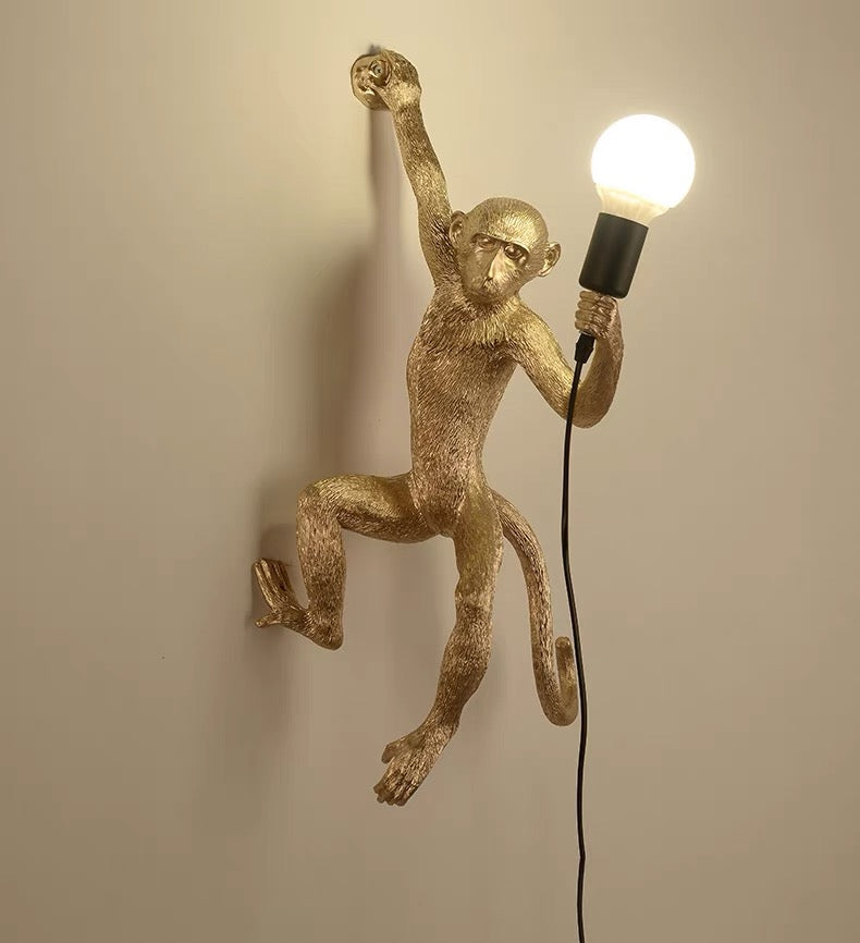 Whimsical Monkey Wall Light | Vintage-Inspired Design 6