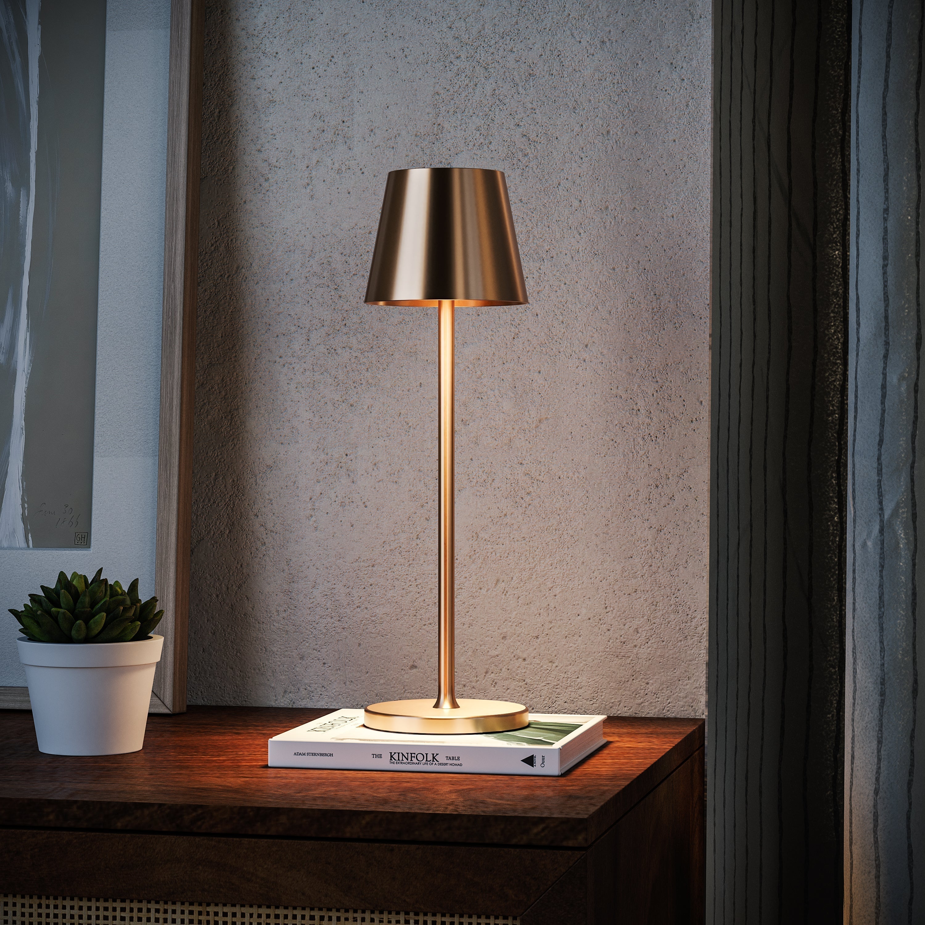 Wireless Dimmable LED Table Lamp | Modern & Portable 3