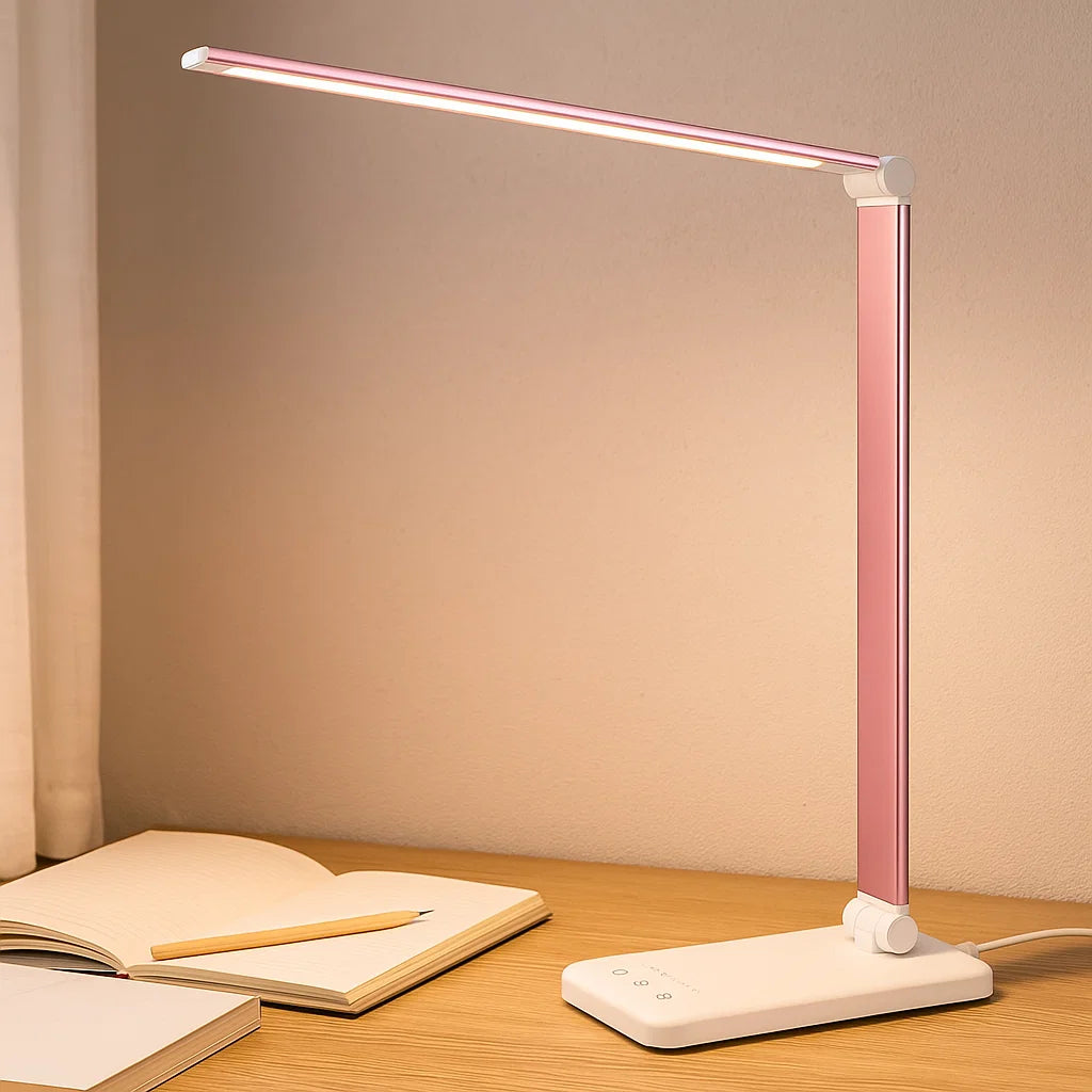 Adjustable LED Desk Lamp | USB Charging & Dimmable 1