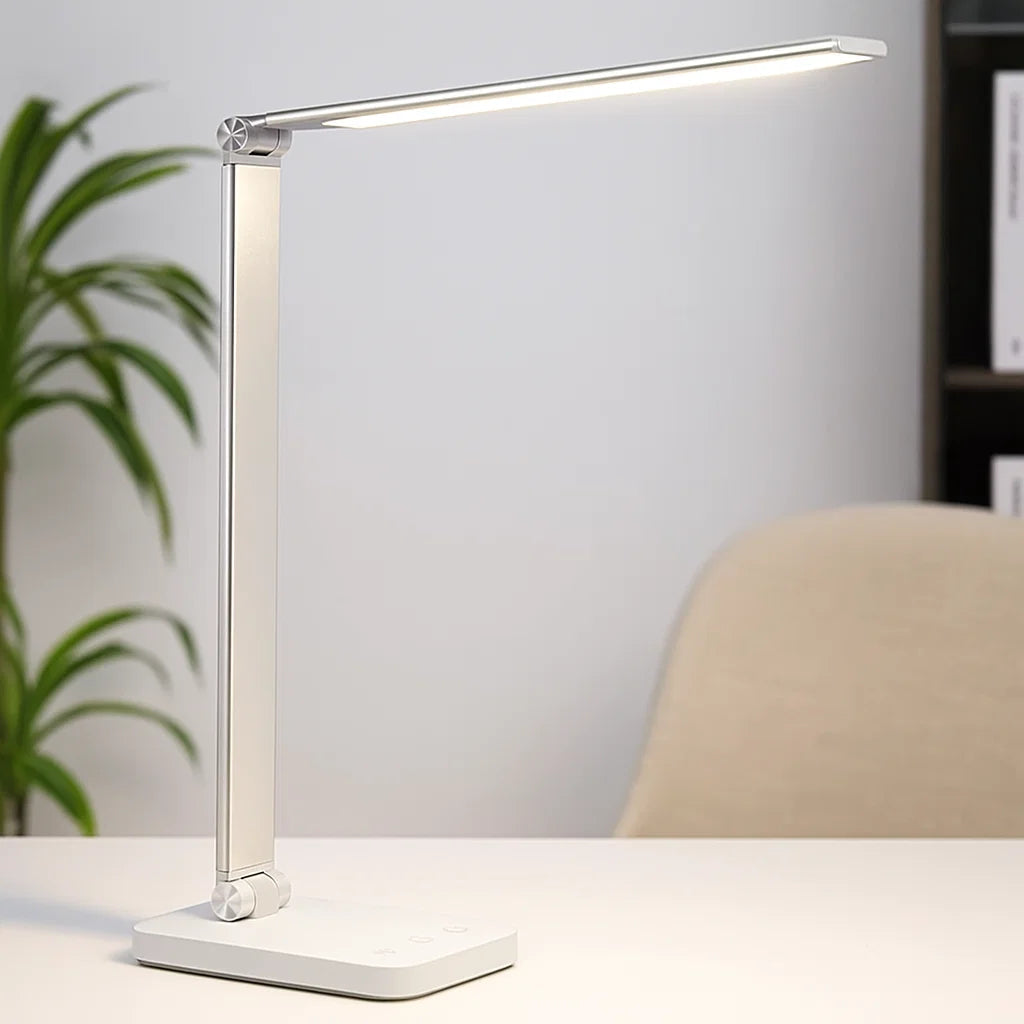 Adjustable LED Desk Lamp | USB Charging & Dimmable 5