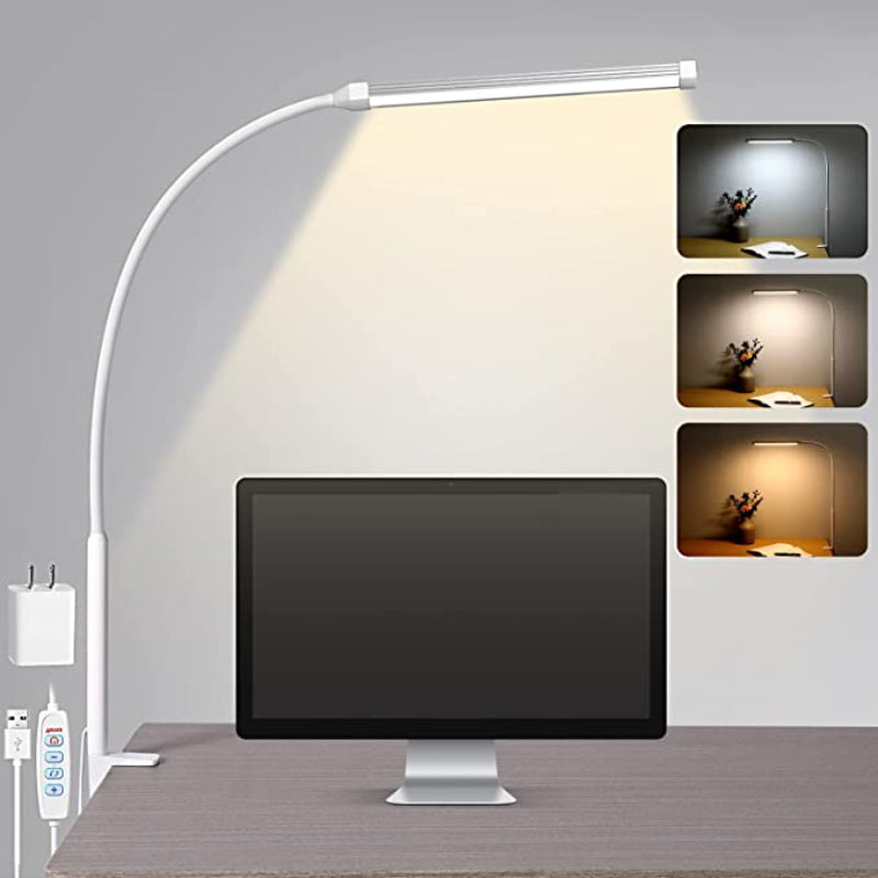 Adjustable LED Desk Lamp | USB Charging & Eye-Friendly 1