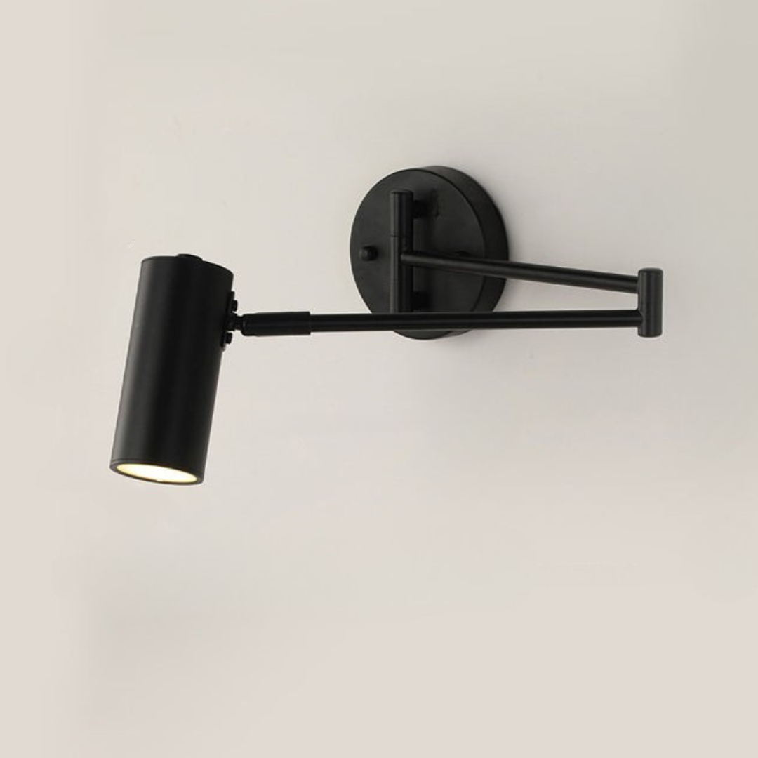 Adjustable Swing Arm Wall Light | Modern Metal Shade 4