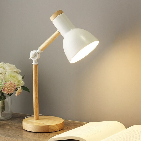 Adjustable Wooden Desk Lamp | LED Reading Light 2
