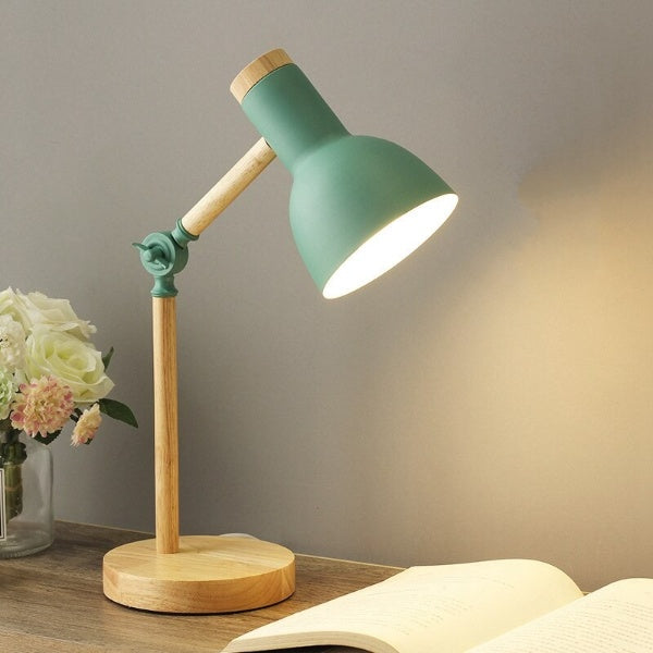 Adjustable Wooden Desk Lamp | LED Reading Light 3