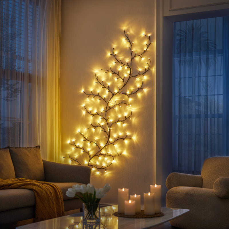 Ambient LED Wall Light | Glowing Tree Branch Decor 2