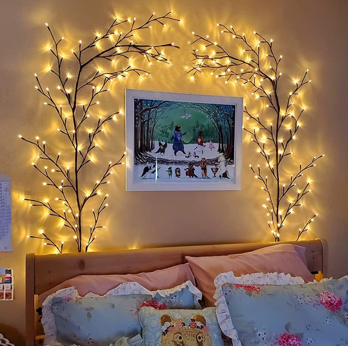 Ambient LED Wall Light | Glowing Tree Branch Decor 4