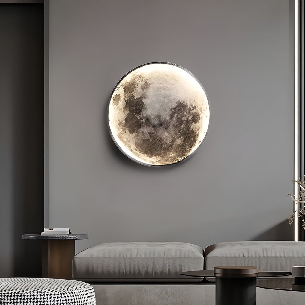 Artistic Moon Wall Lamp | LED Glow & Dual Function 2