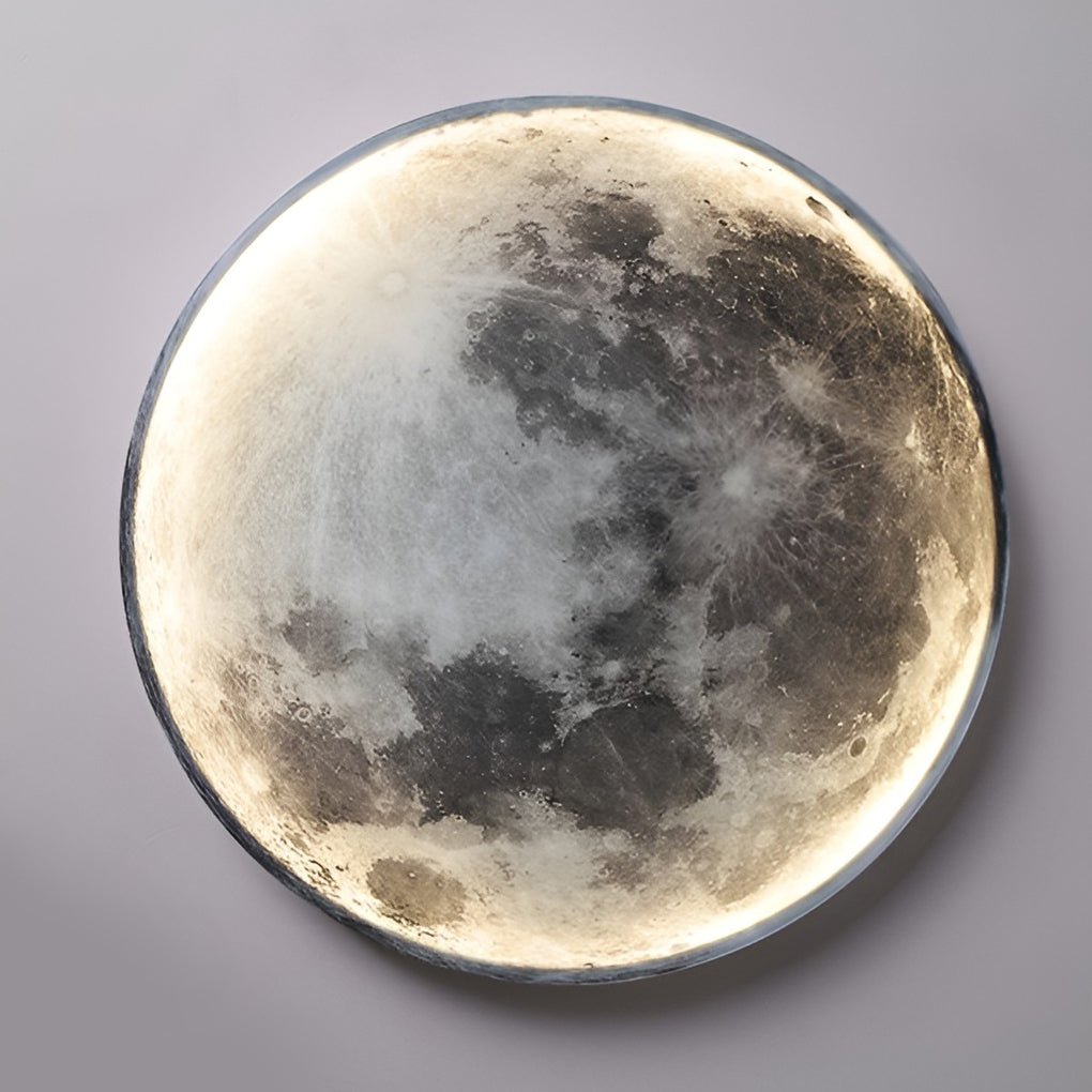 Artistic Moon Wall Lamp | LED Glow & Dual Function 8