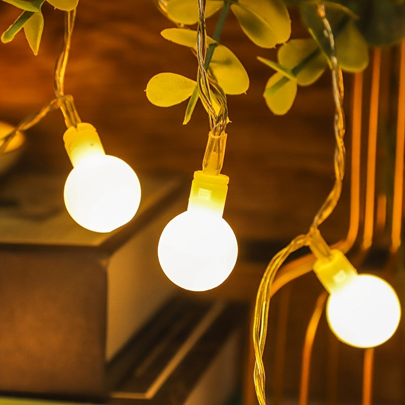 Battery Powered Outdoor String Lights | Warm White Glow 5