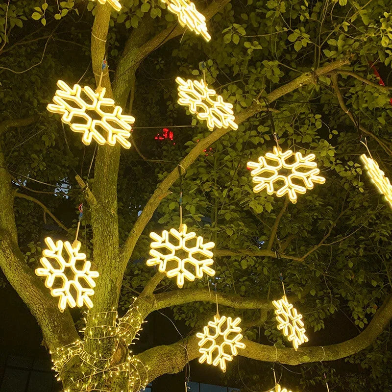 Bright LED Outdoor Snowflake Lights | Waterproof & Energy-Efficient 1
