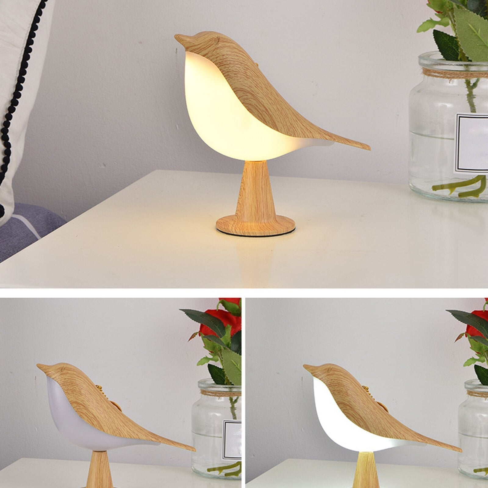 Charming Bird-Shaped Table Lamp | Energy-Efficient LED 2