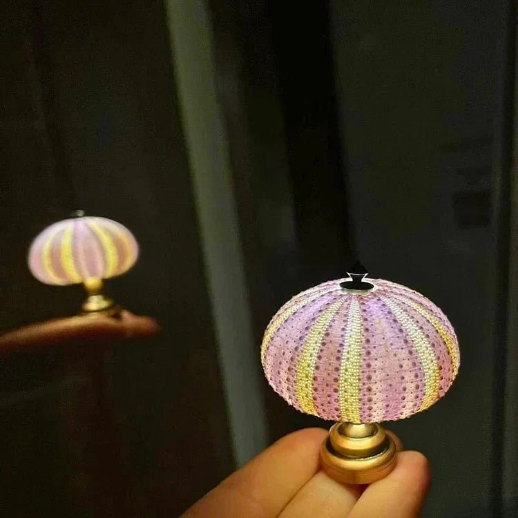 Charming Mini Table Lamp | DIY Sea Urchin Design 7