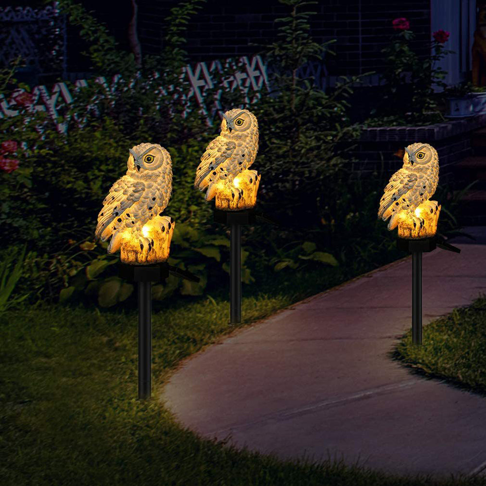 Charming Solar Garden Lights | LED Outdoor Owl Decor 4