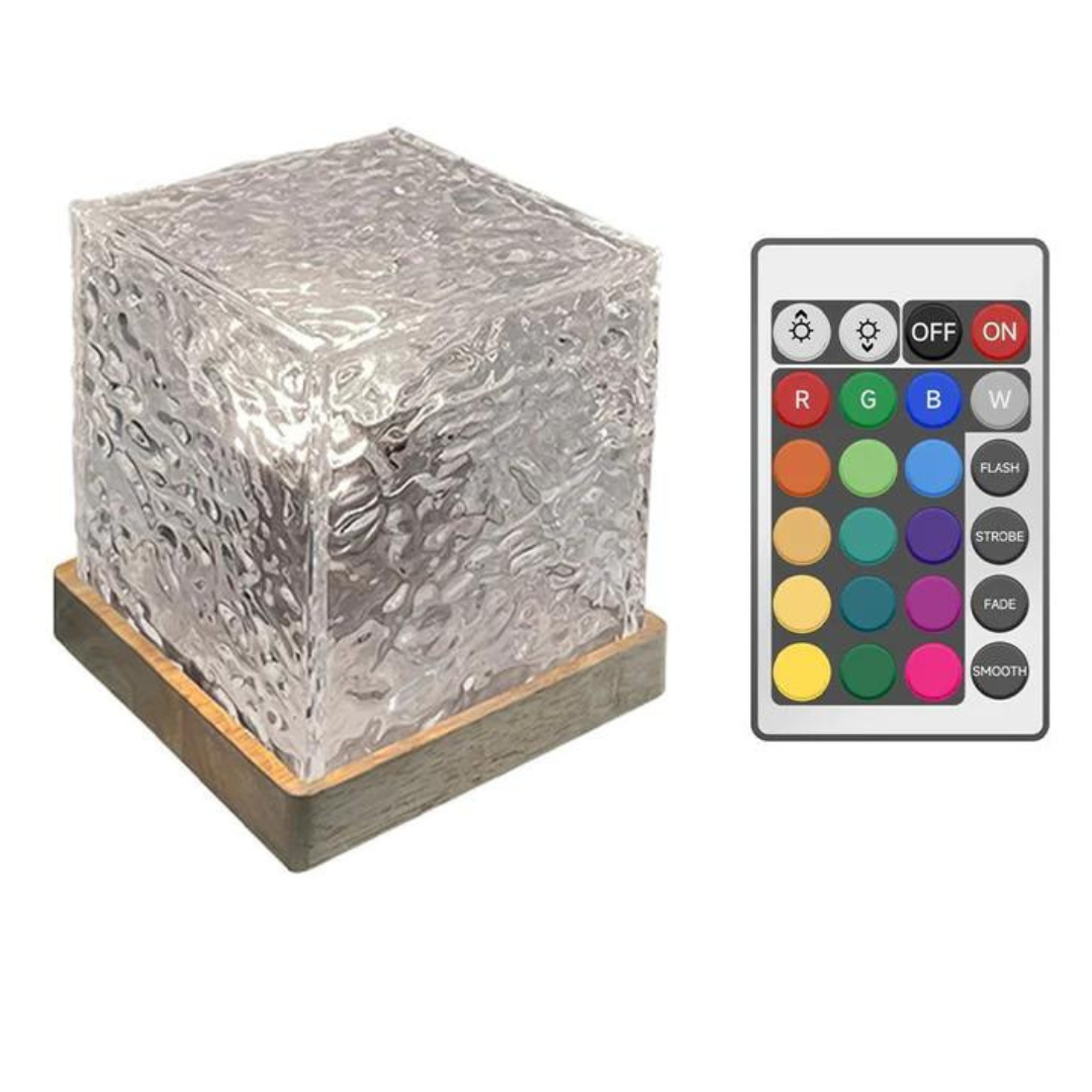 Color Changing Table Lamp | Crystal Base & Remote Control 4