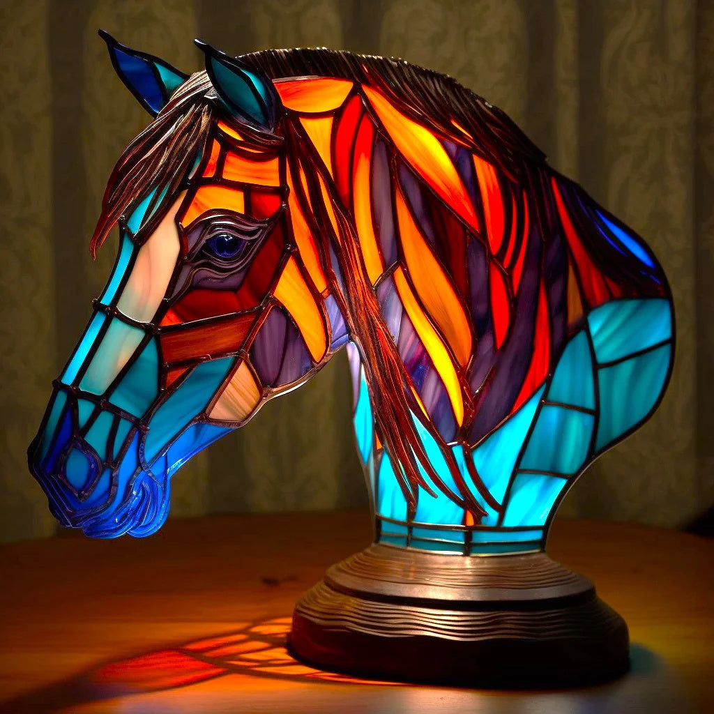 Colorful Stained Glass Animal Lamp | Unique Home Decor 13