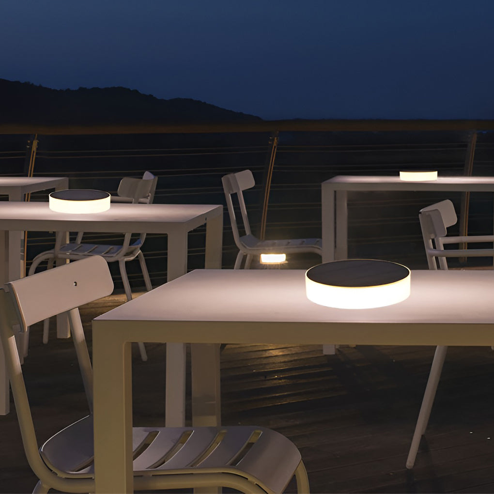 Durable Solar Garden Lights | LED Outdoor Ground Discs 5