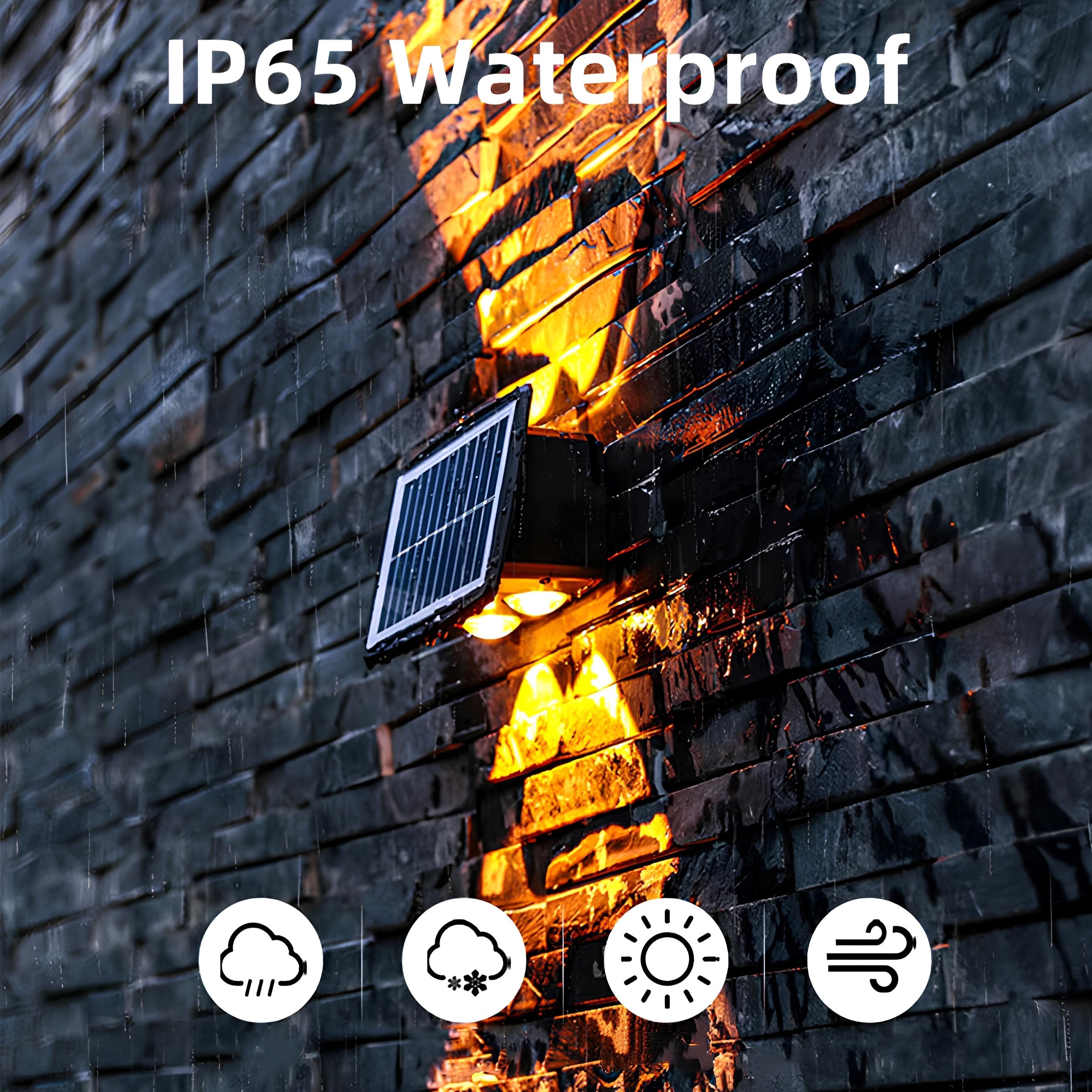 Eco-Friendly Solar Wall Light | LED Outdoor Illumination 4