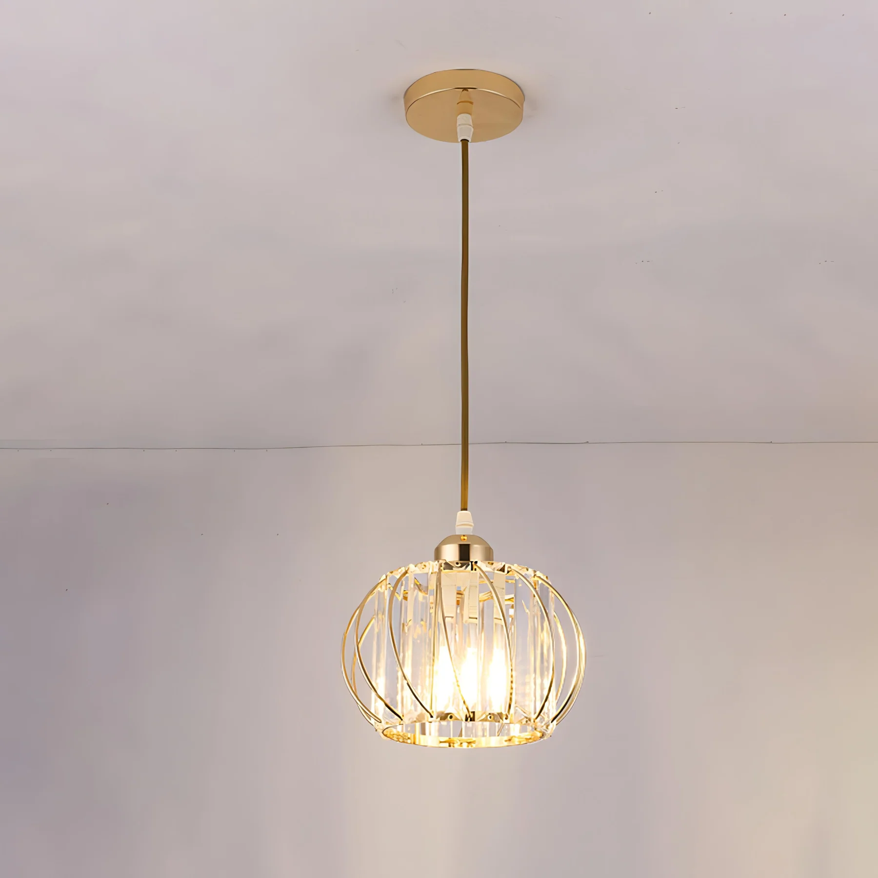 Elegant Black Glass Pendant Light | Modern Ceiling Fixture 10