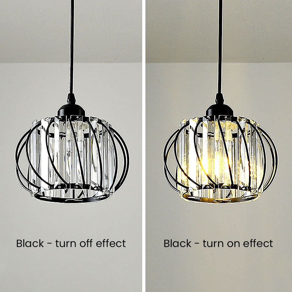 Elegant Black Glass Pendant Light | Modern Ceiling Fixture 2