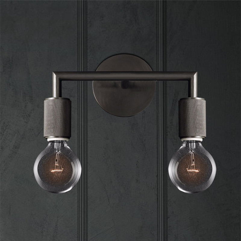 Elegant Brass Wall Light | Double Bulb Sconce 10
